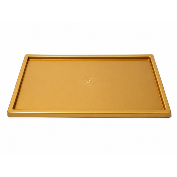 PODSTAWKA POD ZNICZE TACKA NA GRÓB ZŁOTA 50 X 33 CM